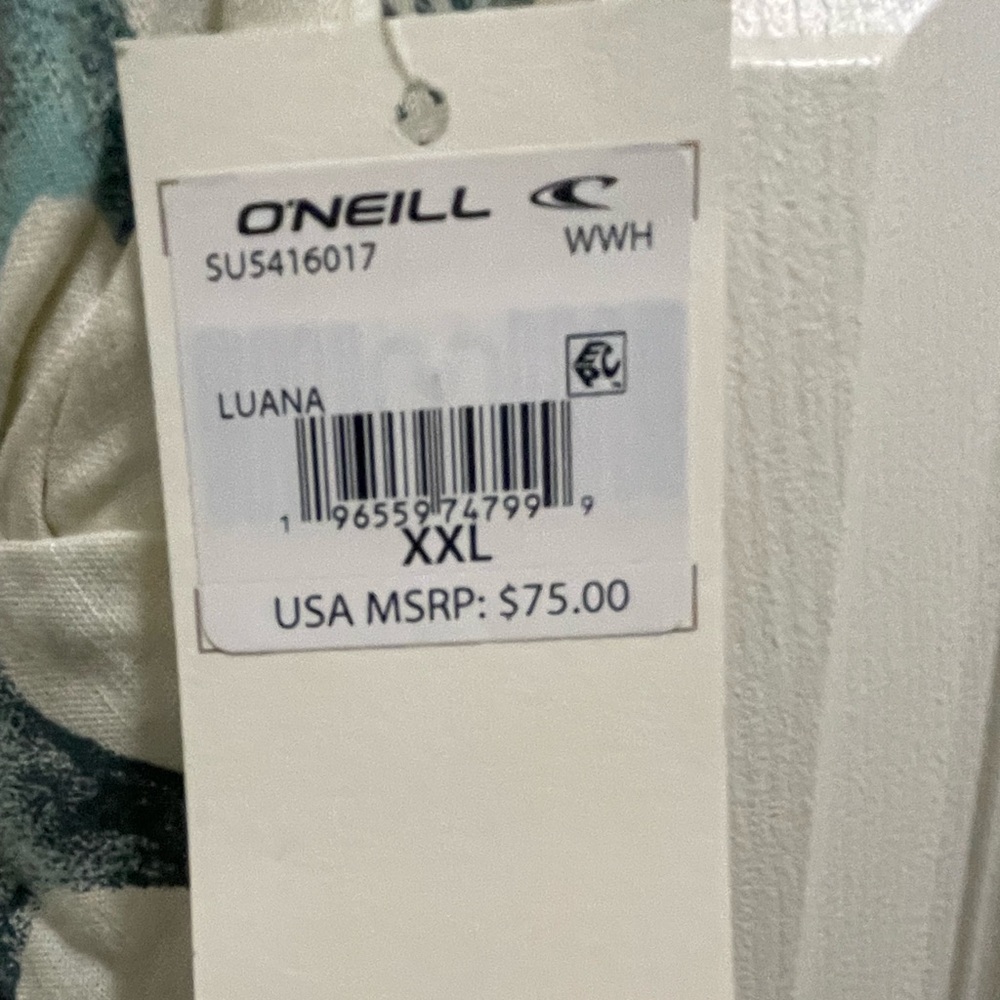 NWT O’Neill Luana Maxi Dress Seashells Size XXL - Picture 11 of 12